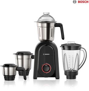 BOSCH Pro 1000 W Mixer Grinder (MG8714C4KI | 4 Jars | Black)