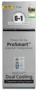 Voltas Beko 320 L Frost Free Double Door 2026 1 Star Refrigerator (Hairline Silver, RFF370D / 1WPV100RXIO)