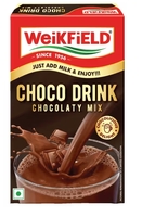 (pune 411001) Weikfield Choco Drink| Chocolaty Mix| Chocolicious Delight| Made From the Finest Cocoa Beans| Used for Hot & Cold Beverages on Instamart: 