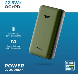 Urbn 27000 mAh 22.5 W Pocket Size Power Bank