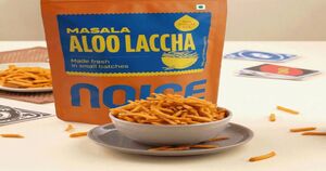 (pune 411001)NOICE Aloo ke lacche (Potato sticks) (No Palm Oil Namkeen & Snacks) on Instamart: