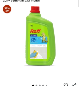Roff Cera Clean All Purpose Tile, Floor & Wall Cleaner 1 liter Pack of 1, Advance, Bedroom & Bathroom Floors, Removes Grease, Dirt & Tough Stains ( Subscribe & Save )