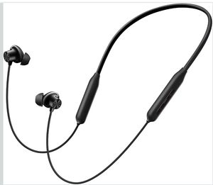 OnePlus Bullets Wireless Z3 in-Ear Neckband with 12.4mm Drivers, 3D Spatial Audio,10 mins Charge for 27 hrs Playback, 4 EQ preset, Dynamic bass Enhancement & BT5.4, Black (E307A)