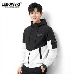 LEBOWSKI Men Colorblock Casual Jacket