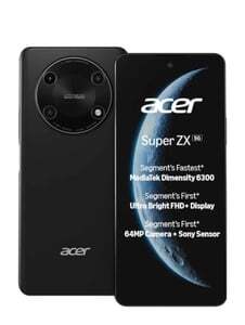Acer Super ZX 5G (Carbon Black, 128 GB) (6GB Ram) 