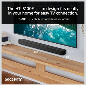 Sony HT-S100F 2.0 Ch Dolby Audio Soundbar 