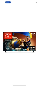 TCL  U75 189 cm (75 inch) Ultra HD (4K) LED Smart Google TV with 144 Hz VRR 