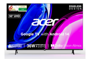 Acer 127 cm (50 inches) Ultra I Series 4K Ultra HD Smart LED Google TV AR50UDGGU2875BD