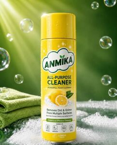 
Brand: ANMIKA
All-Purpose Cleaner Foam Spray, Lemon Fresh Multi-Surface Cleaning Foam for Kitchen, Bathroom, Car & Home, Removes Dirt and Grime, Powerful Everyday Cleaning Solution 