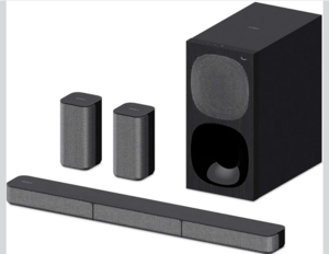 Sony HT-S20R Real 5.1ch Dolby Digital Soundbar for TV with subwoofer and Compact Rear Speakers, 5.1ch Home Theatre System (400W,Bluetooth & USB Connectivity, HDMI & Optical connectivity)