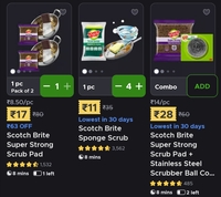  Blinkit - Scotch Brite Up To 80% off