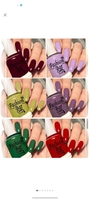 New Gloss Gel High Shine Nail Polish Pack of 6PC F636 Multicolor