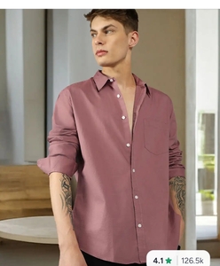 Dennis Lingo Men Pink Slim Fit Casual Shirt