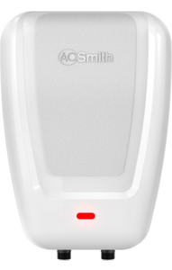 AO Smith EWS Plus Instant Water Heater 3 Litre with 3kW Incoloy Heating Element | 2X Corrosion Resistant Blue Diamond Glass Tank | Instant Geyser for Kitchen & Bathroom | 5-Year Tank Warranty