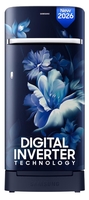 Samsung 189 L, 5 Star, Digital Inverter, Direct-Cool Single Door Refrigerator (RR21H2H25CU/HL, Camellia Blue, Base Stand Drawer, Single Touch Defrost, 2026 Model)

