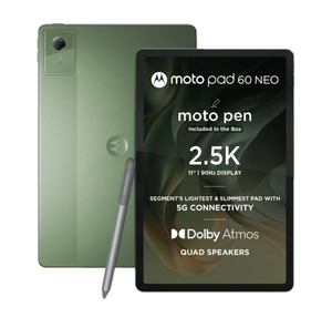 MOTOROLA Pad 60 Neo 8 GB RAM 128 GB ROM 11 inch with Wi-Fi+5G MediaTek Dimensity 6300 Tablet 