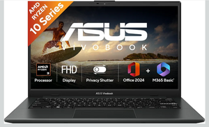 ASUS Vivobook Go 14 (2026),AMD Ryzen 3 30 Processor,AMD Radeon iGPU,8GB RAM,512GB SSD,FHD,14" (35.5 cm),Windows 11,M365 Basic(1Y) Laptop