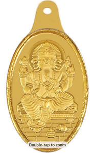 Bangalore Refinery 24k (999) Gold Coin Pendants 1gm