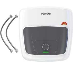 POLYCAB Superia DLX 5-Star 15 Litre Water Heater (Geyser) | Free Connecting Pipe 