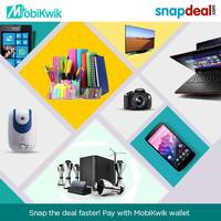 amazing mobikwik cashbacks on snapdeal orders: only for today