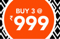 Jabong : Buy Any 3 @ Rs.999