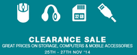  Electronic Accessories Clearance Sale 25th-27th November 2014  || Rs.49,99,199,299,499,999 Store || Check Details Inside!|  