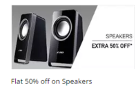 STEAL- 50% CASHBACK ON SPEAKERS @ PAYTM!!
