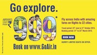 Go Explore - Enjoy air travel from Rs. 999 only