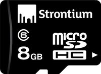 Strontium 8GB MicroSDHC Memory Card (Class 6) @135/- Hurry!!!!