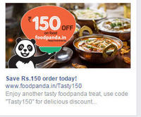 Foodpanda: New Code get 150 off on 300, working for all accounts