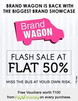 Loot Flash Sale Upto 50% Off +  Rs.100 Payumoney Voucher With Every Porchase