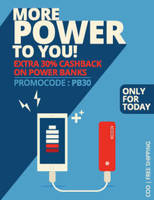 Get Extra 30% Cashback On Power banks With Paytm, Valid Only For Today