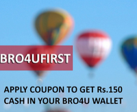 Rs 150 First Order Credit Store Wide : bro4u