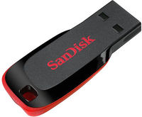 Buy Sandisk Cruzer Blade USB Utility Pendrive 8 GB (Black & Red) @ 99 only(for ebay new users) !!