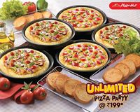Unlimited Pizza hut Party is back For 3rd July, Valid at 94 Pizza hut Outlets Across India