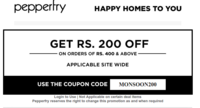 [pepperfry] Flat 50% Off on Anything You Want; Find Your Limited Time Coupon Inside - Back Again