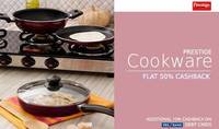 Paytm- Prestige Pressure cookers @extra 50% cash back (Prestige50)