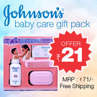 Johnson's Baby Gift Care Pack @ Rs.21 (MRP Rs.71)