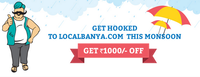 Localbanya: Grocery at 20% discount — 100 off on 500 for upto 10 orders