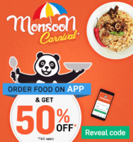 Foodapanda- 200 off on 400 (PARTY200)