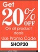 Get 20% Off On Product deal At Groupon