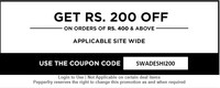 Pepperfry 200 off on 400 / 300 off on 600 on selected accounts, check your e-mails!!!