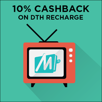 10% CASHBACK ON DTH RECHARGE At mobikwik