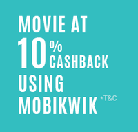 Get 10% Cashback on Movie Ticket At Fastticket Via Mobikwik