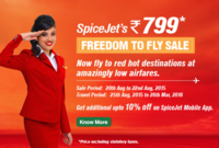 SpiceJet's Freedom To Fly Sale