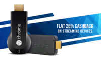 Extra 25% CashBack on Streaming Devices @Paytm