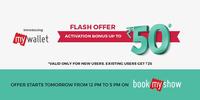 bookmyshow mywallet offer