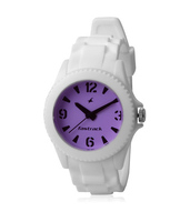 Fastrack White Analog Watch For Women 9911PP17J at Rs.409 (Snapdeal APP)