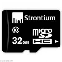 Strontium 32GB Micro SD Memory Card Class 10 @ 399/- Power Seller