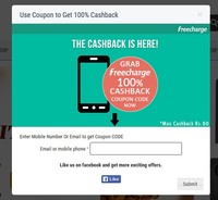 Free 50 FreeCharge Coupon Free